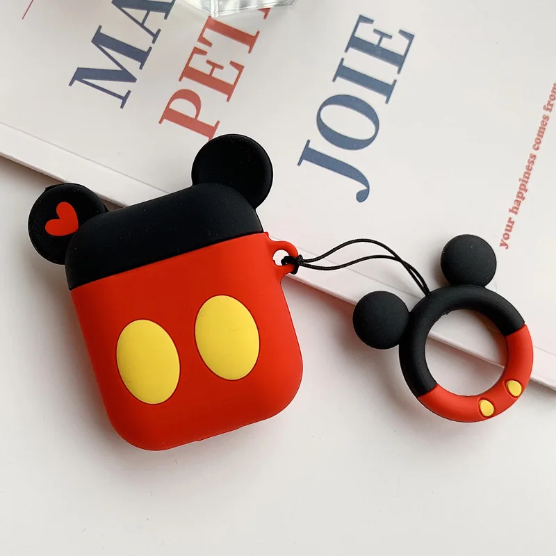 Милая Гирлянда для мобильного телефона с Минни Микки гарнитура airpods Мягкая