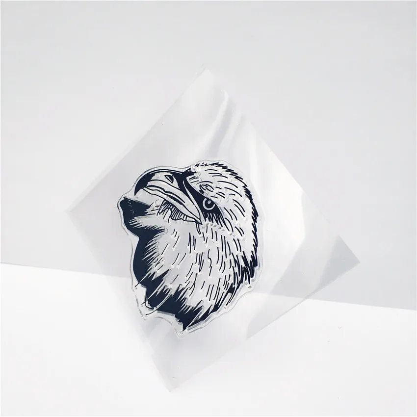 PANFELOU The eagle head Transparent Clear Silicone Stamp/Seal for DIY scrapbooking/photo album Decorative clear stamp sheets | Дом и сад