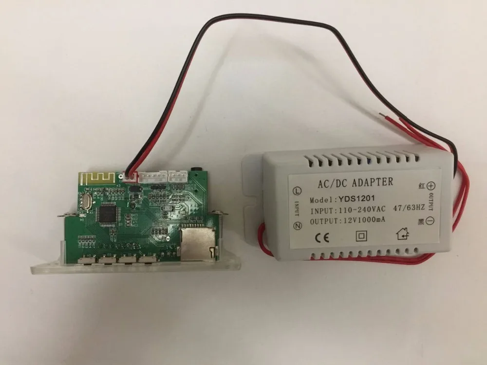 Плата адаптера 12 В/1 А для декодирования телефона с поддержкой Bluetooth WAV WMA и bluetooth