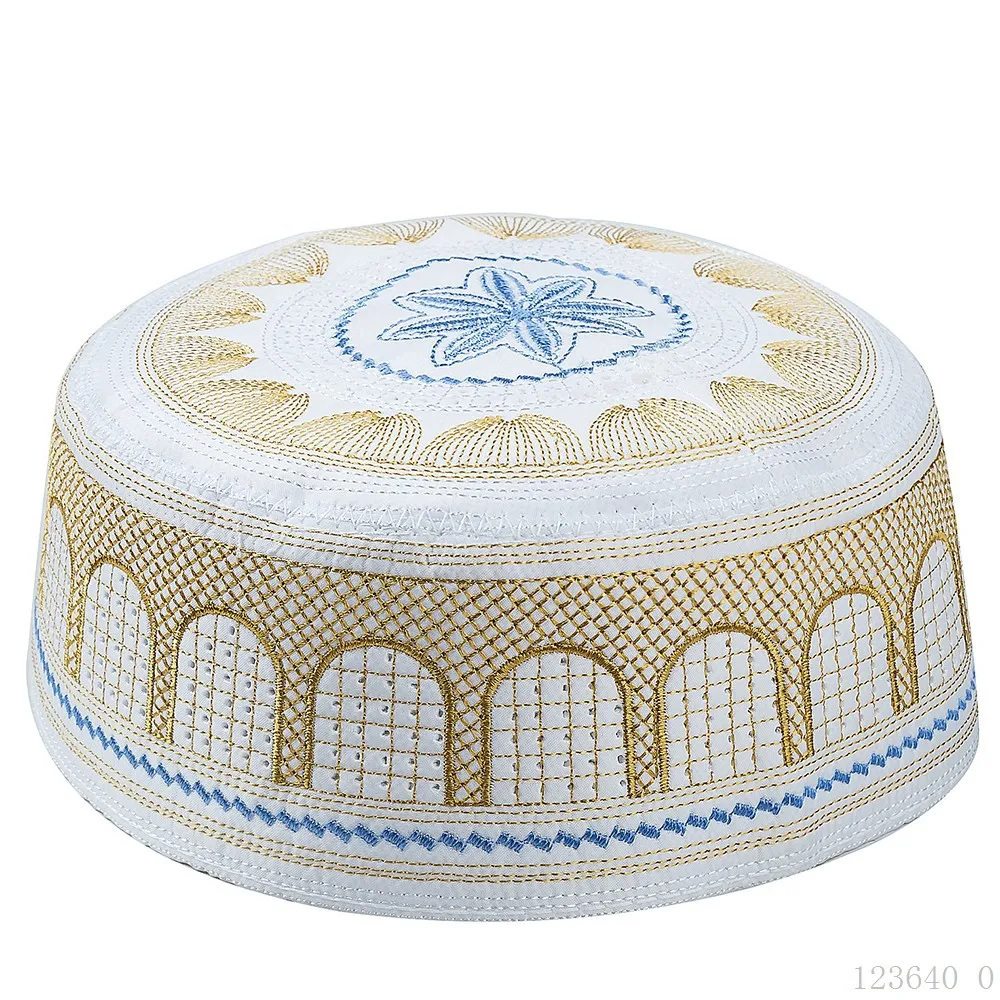 

25piece Fashion Prayer Cap for Man Handsome Headscarf Face Cover Mask Arab Men'S Arabic Prayer round Hats Ethnic Clothing