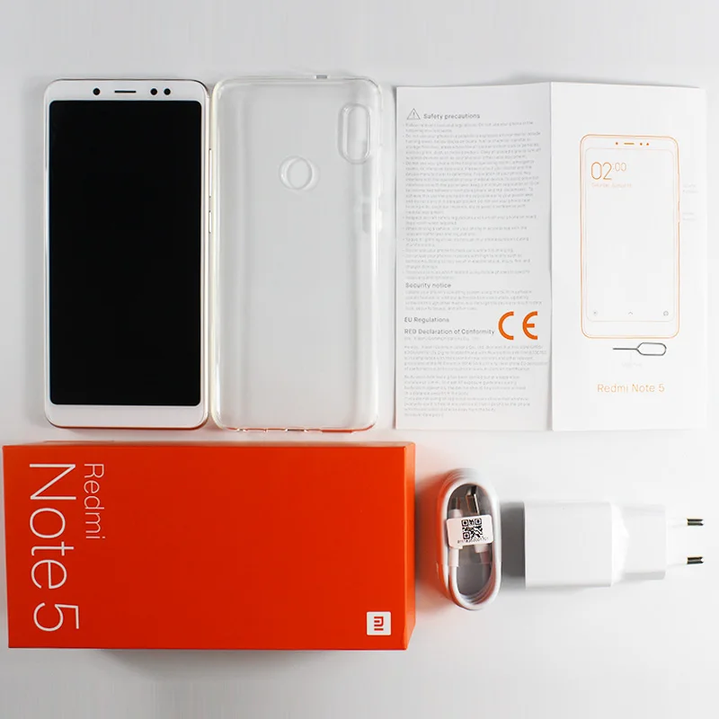Оригинальная глобальная версия Xiaomi Redmi Note 5 4 ГБ ОЗУ 64 Гб ПЗУ Смартфон Snapdragon 636