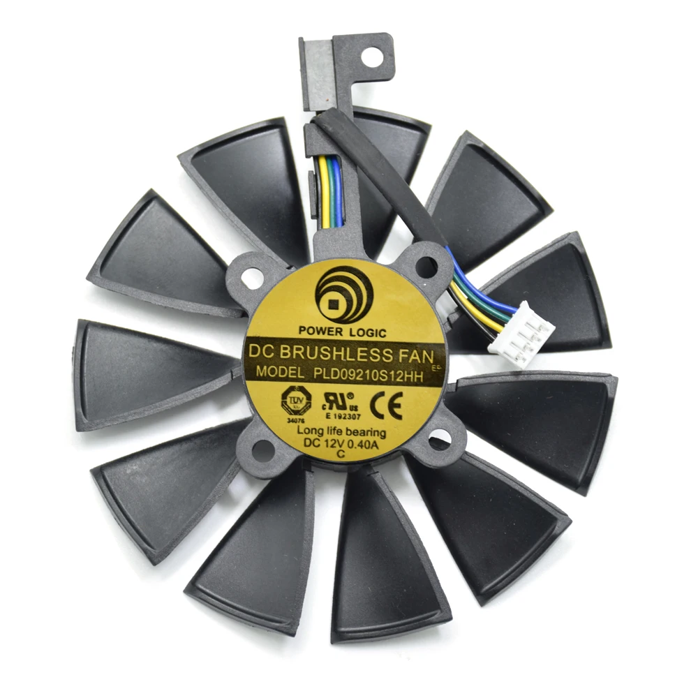 88 мм PLD09210S12HH DC 12 В 4Pin кулер вентилятор Замена для ASUS ROG strix GTX1060 1070 Ti RX 470 570 580 графика плата, вентиляторы