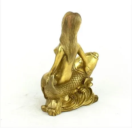 Большая Медная Русалка только напоминание персик Ван свадебные украшения | Дом и