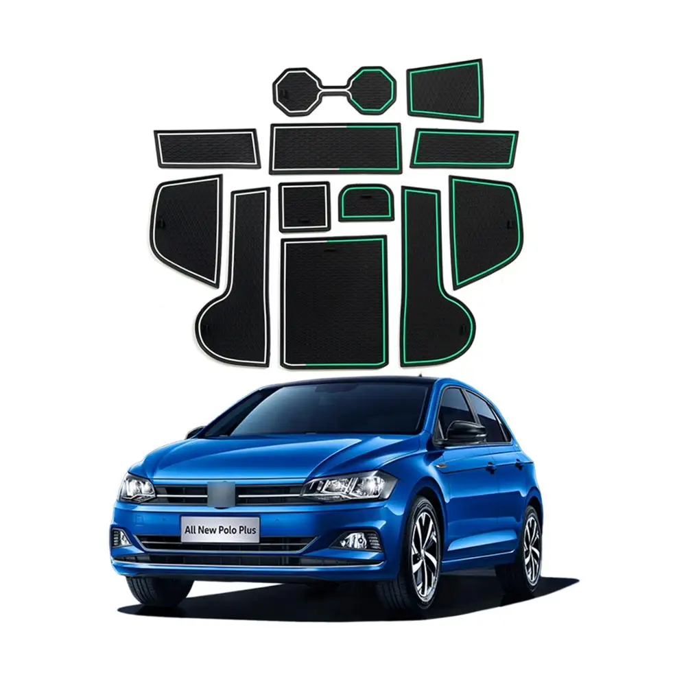 RUIYA дверной паз коврик Volkswagen vw Polo MK6 2018 2019 противоскользящие накладки на ворота