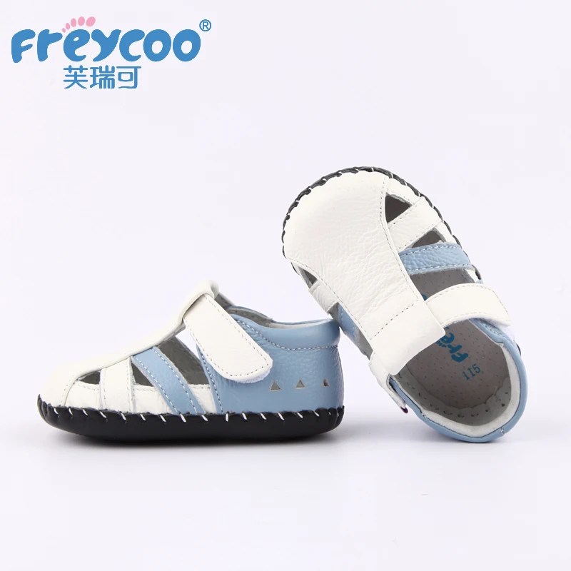 Freycoo 2019 новые летние детские обувь для малышей девочек мальчиков воловьей пояса