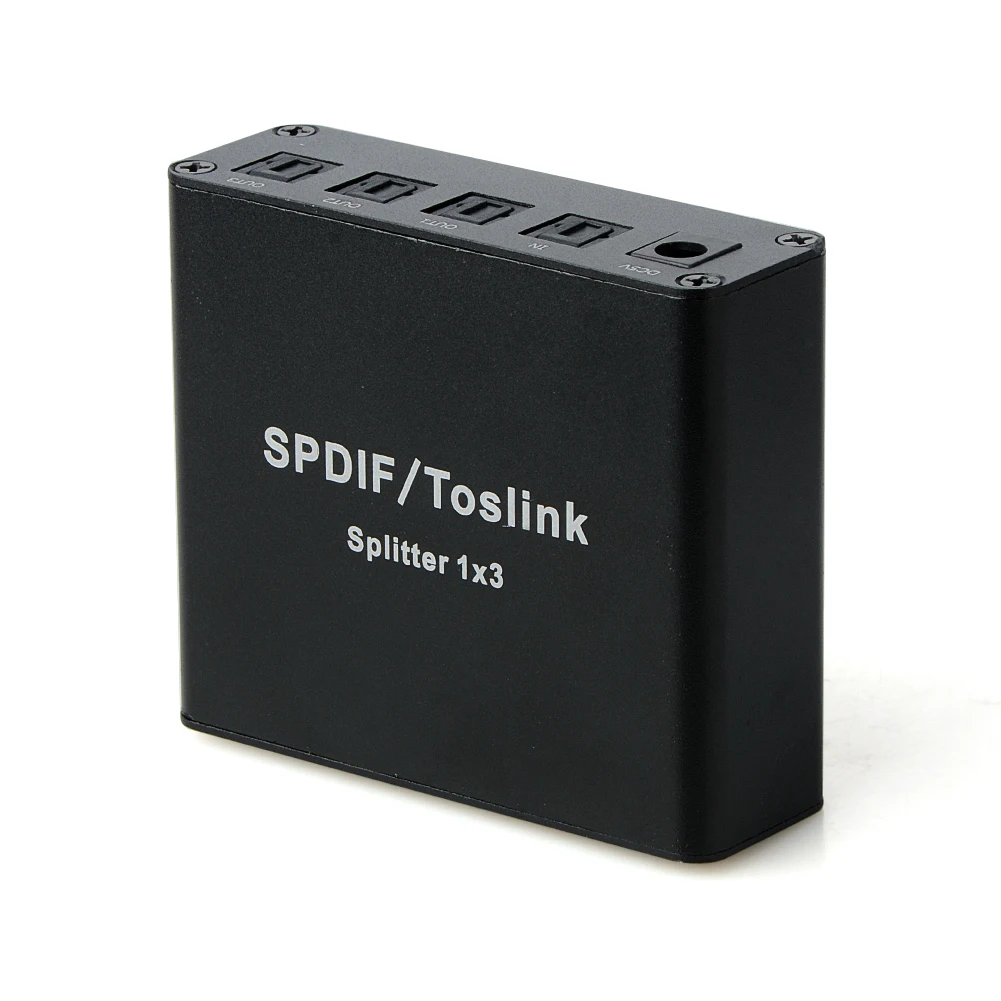 Цифровой оптический аудио переключатель высокой четкости 3 порта SPDIF Toslink
