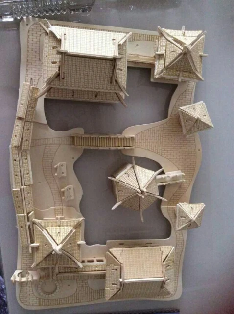 Candice guo! Деревянная игрушка 3D модель пазл ручная работа сборная игра Сделай Сам