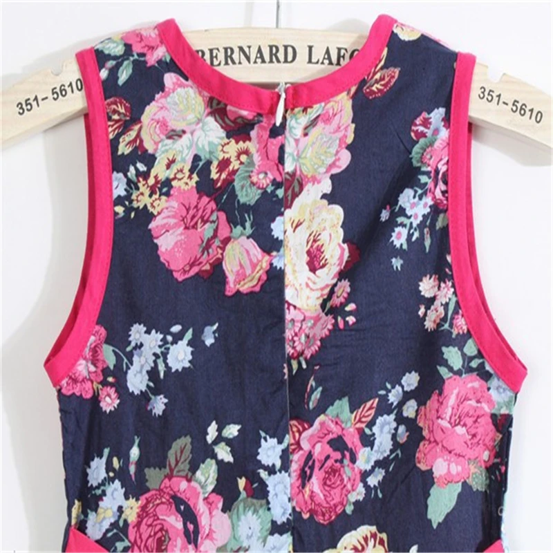 Летнее платье 2014 девушки одеваются новая бесплатная доставка по 3-11 лет лук