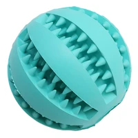 5cm 7cm pet dog toys ball nontoxic bite resistant toy ball for pet dogs dog food treat feeder tooth cleaning ball pet products