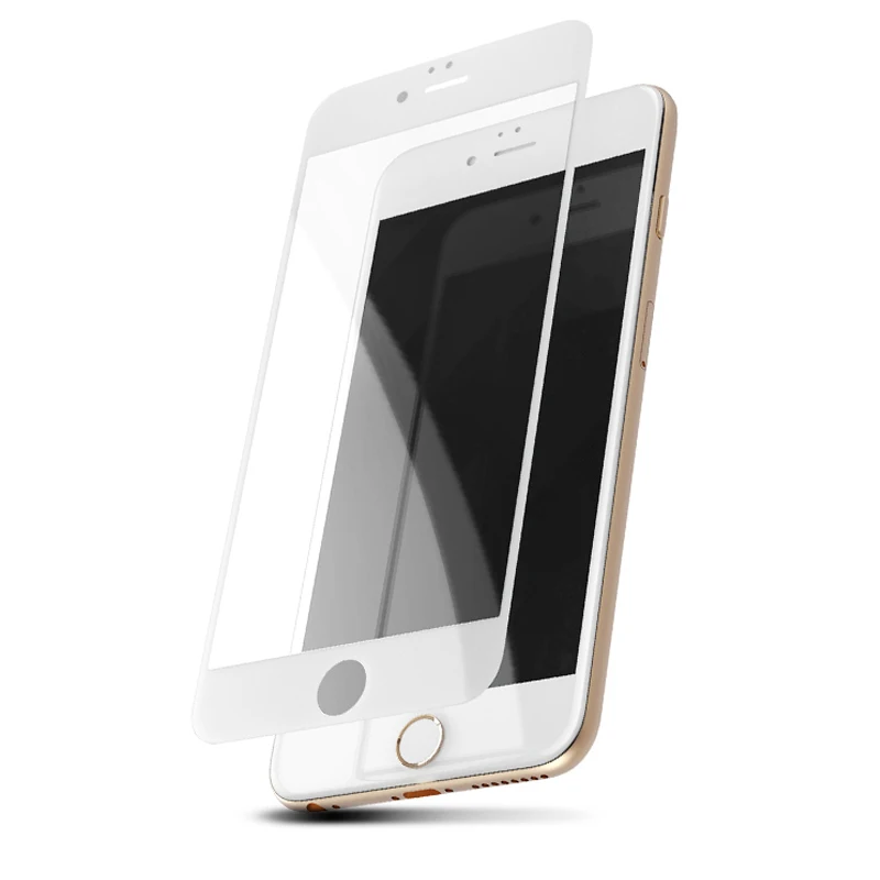 5D закругленные края полное покрытие для iPhone 5S 6S 6 7 8 закаленное стекло для защиты экрана