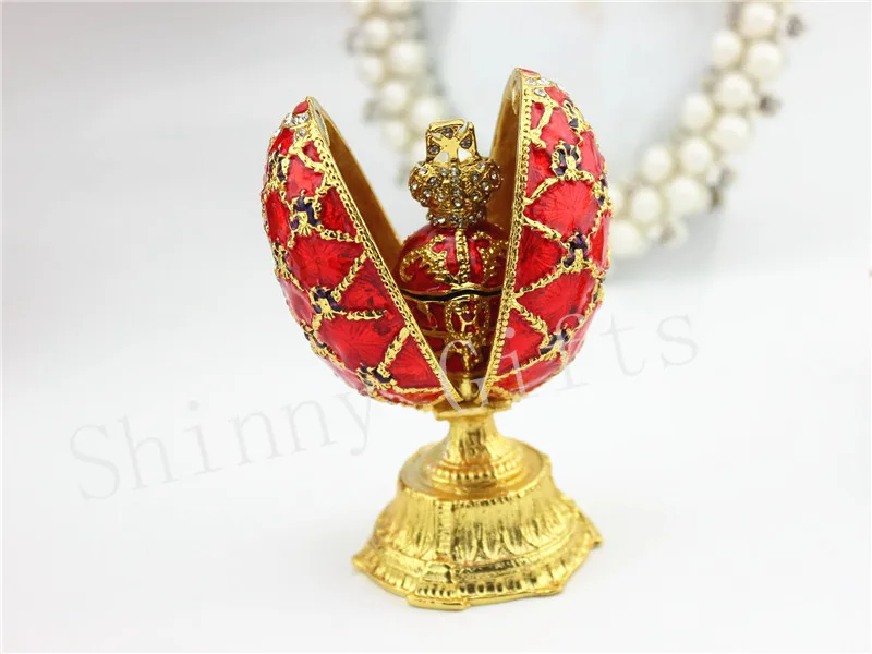 Яйцо Фаберже Jewelry брелок ювелирное Подарочная коробка кристалл Аксессуары
