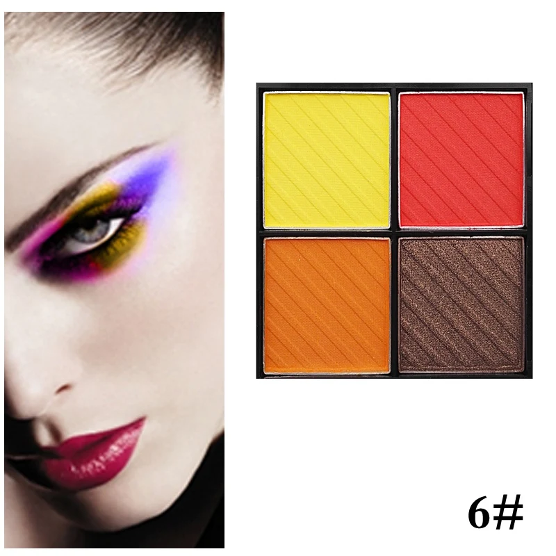 Палитра пигментные тени для век 4 цвета| |