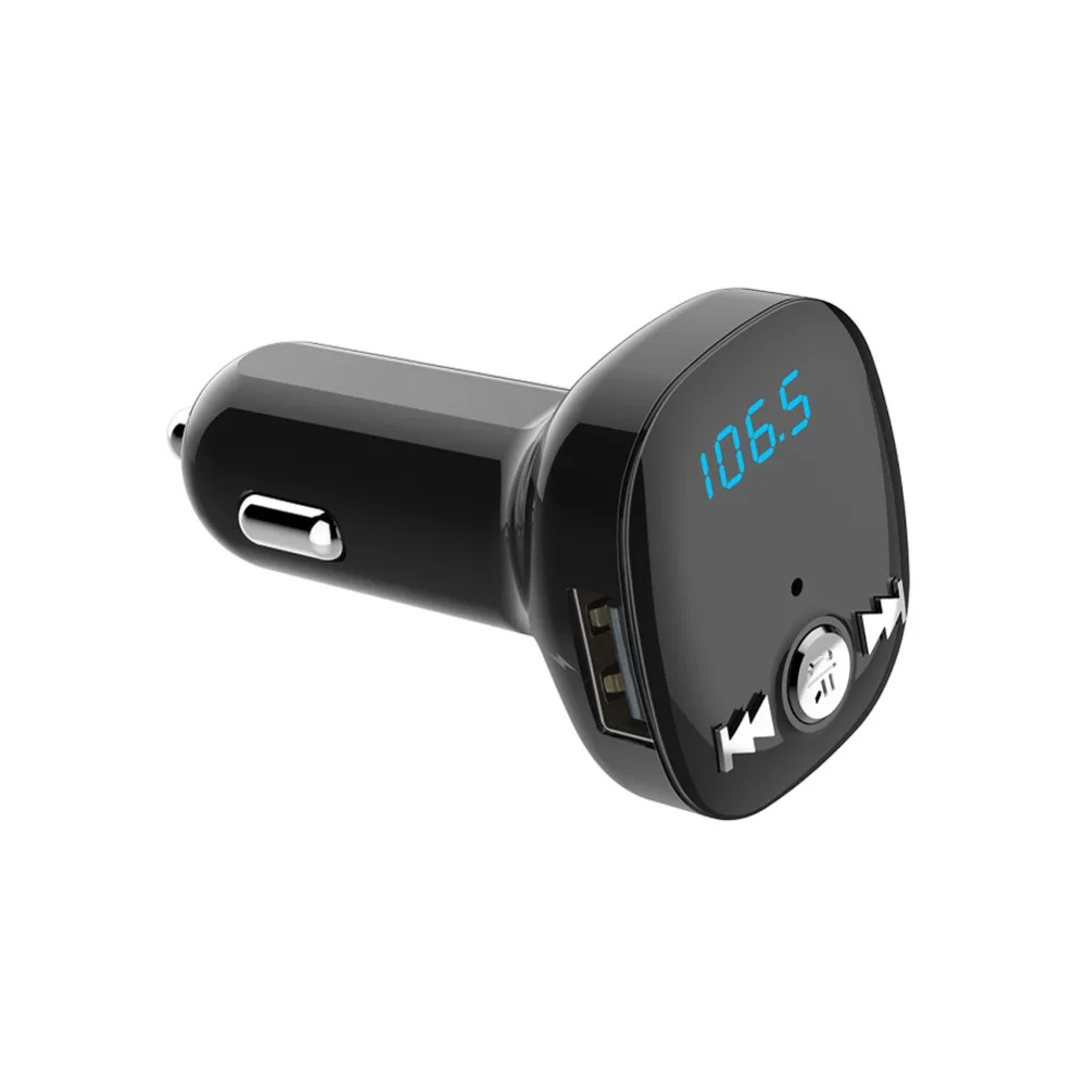 Jilang Bluetooth Handsfree FM передатчик автомобильный комплект аудио mp3-плеер с 2.4A двойной USB