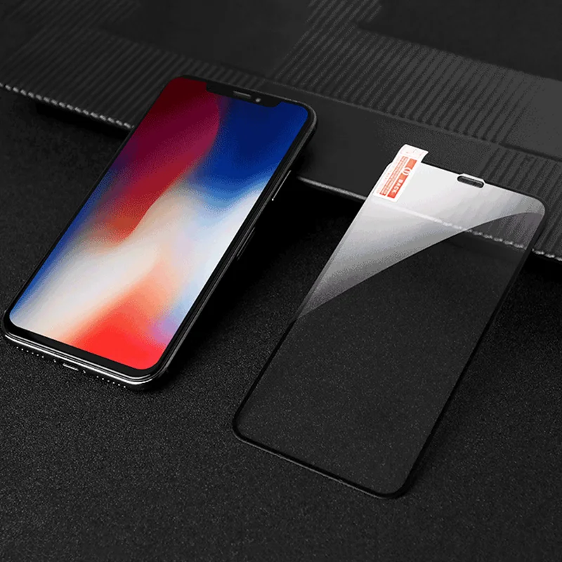 

2 PCS Full Screen Protector For iPhone XS Tempered Glass 9H Explosion-proof Film For iPhone XS Max iPhone XR Glass