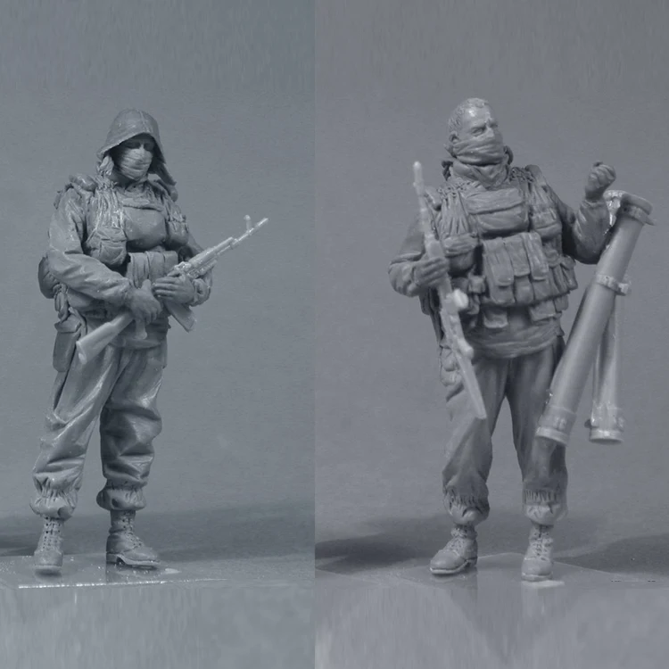 1/35 Смола солдатская модель вторая мировая военная тема спецназ два человека