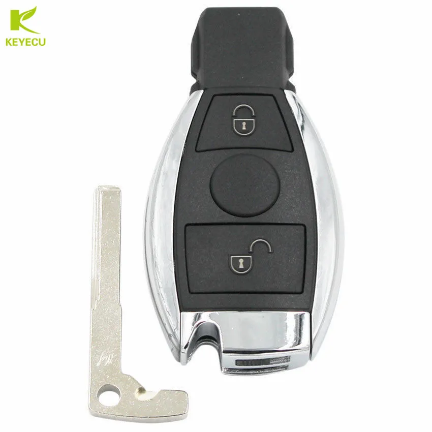 KEYECU Replacement Smart Remote Key Shell Case Fob 2 Button for Mercedes-Benz BGA Type C-Class E-Class (212) G-Class S 2007-2013 images - 6