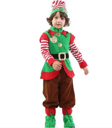 Забавные рождественские костюмы для выступлений зеленые сказочные