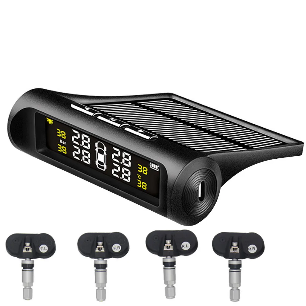 Прибор CARPRIE новинка 2019 горячая Распродажа беспроводная TPMS Солнечная система