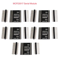 5pcs mcp23017 serial module iic i2c spi mcp23s17 bidirectional 16 bit io expander pins 10mhz serial interface module fz3421