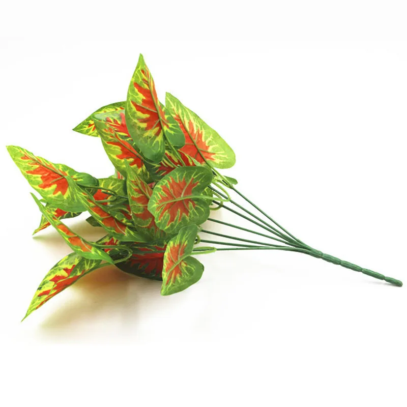 Artificial Plants Green Grass Plastic Plant Wall Garden Home Decoration Simulation Flowers Fake Leaves | Дом и сад