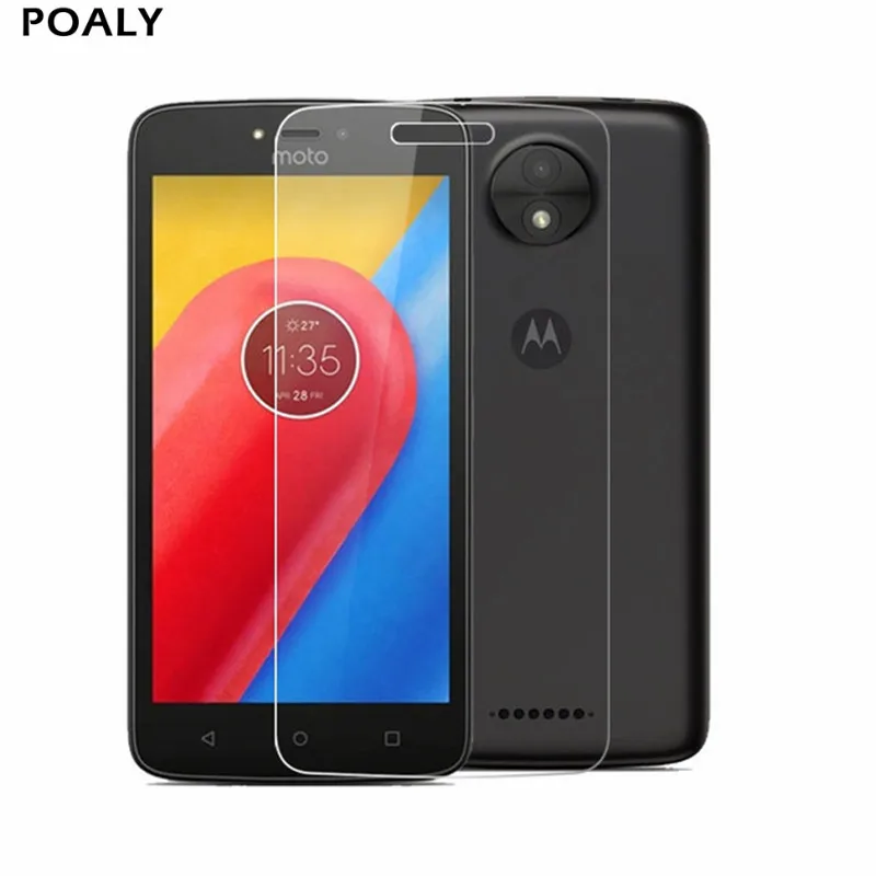 2 шт. Защитное стекло для экрана Moto C Plus закаленное Motorola защитная пленка телефона |