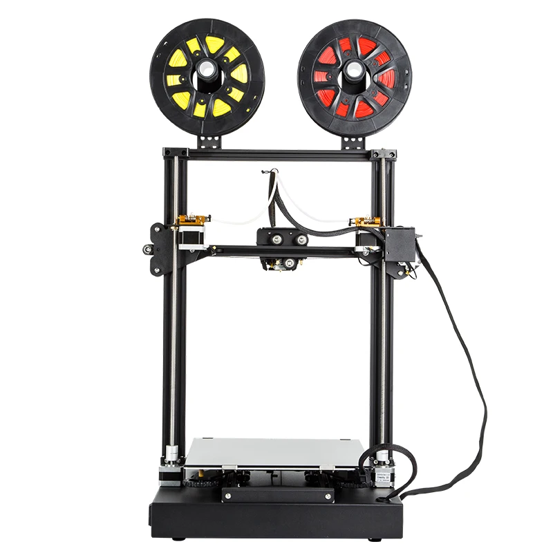 Creality CR X двухцветные DIY 3d принтеры наборы двойной вентилятор охлаждения