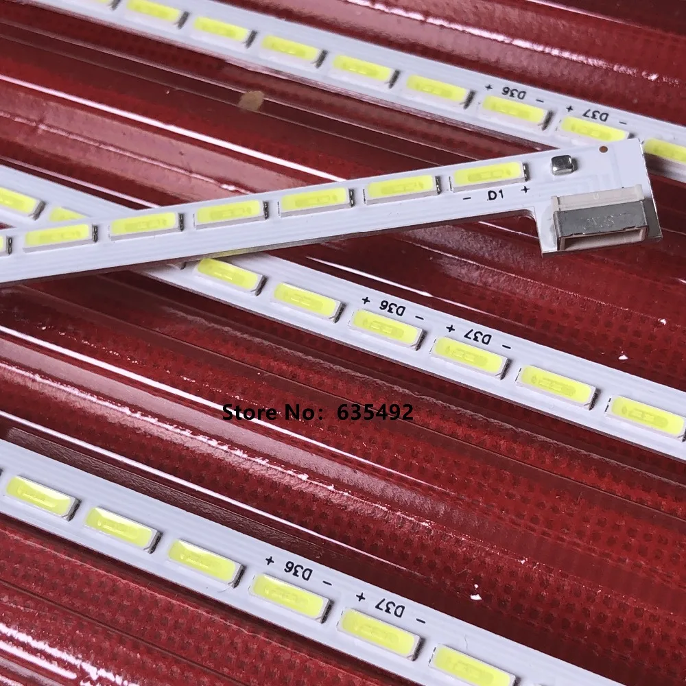 606mm LED Strip 72 Lamp For LG lnnotek 48&quotTV 48inch VNB 7020PKG 72EA REV0.2 VESTEL VES480UNVS-M01 VES480UNVS-3D-M01 TX-48C300B |