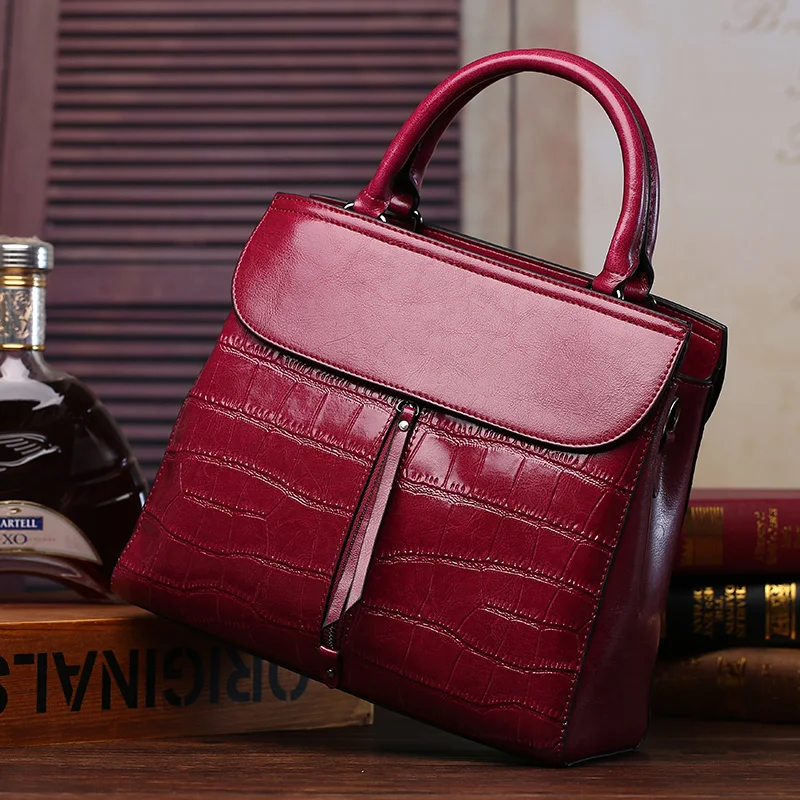 Женские сумки из натуральной кожи модные дизайнерские через плечо 2019|leather bags