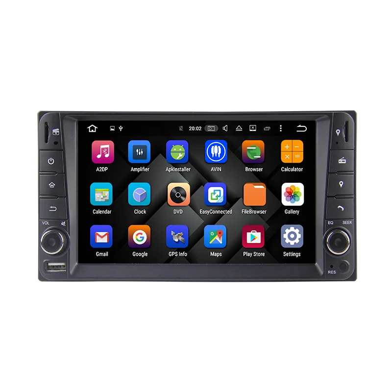 Автомобильный dvd-плеер Eunavi 2 din Android 9 0 четыре ядра Гб ОЗУ для Toyota Hilux VIOS Old Camry Prado RAV4