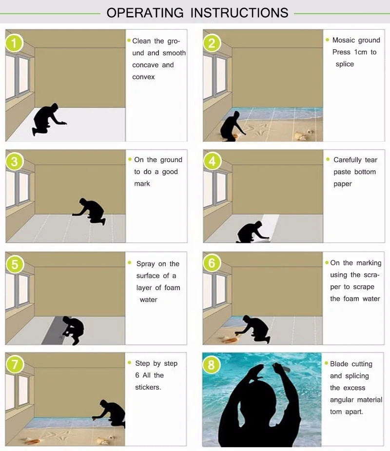 Бесплатная доставка 3D изготовленные на заказ стикеры стену океан в синюю