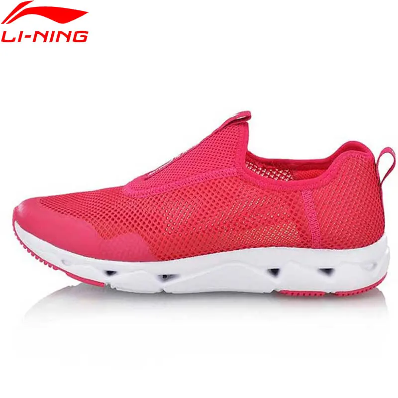 Li-Ning/женская спортивная обувь; дышащая спортивная обувь без шнуровки; кроссовки для фитнеса; AGCN054 YXB159