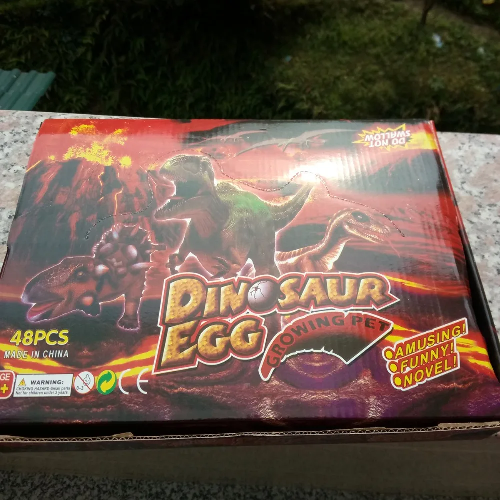Детская игрушка для вечеринки новинка 48 шт./лот инкубационное яйцо динозавра
