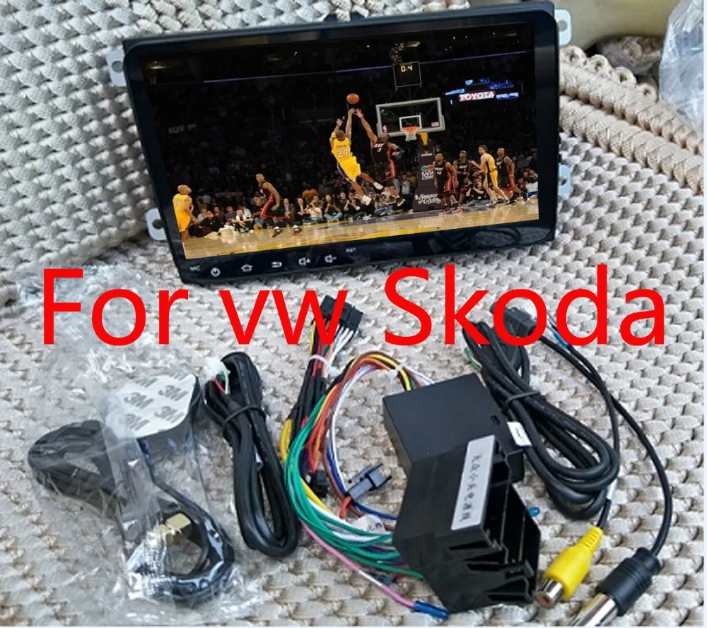 4 Core 2 Din 9 дюймов android dvd плеер автомобиля для VW GOLF 5 Golf 6 поло PASSAT SKODA CC JETTA TIGUAN TOURAN gps
