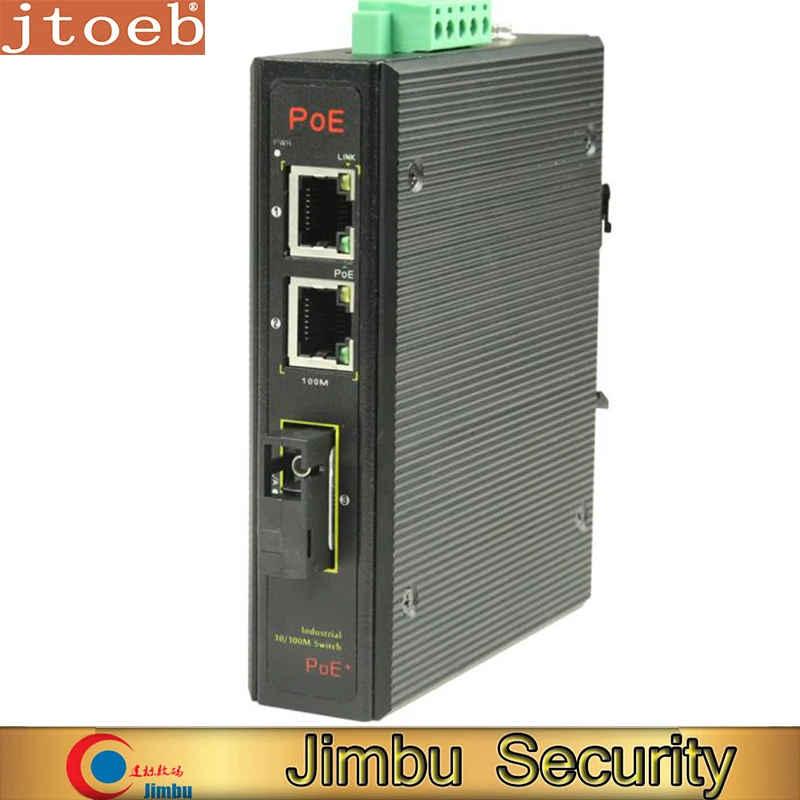 3-port 10/100M Industrial PoE Switch / RJ-45 port supports Auto MDI/MDI-X/Media Converter /IP40 protection classJB-IPS31032PFS-S