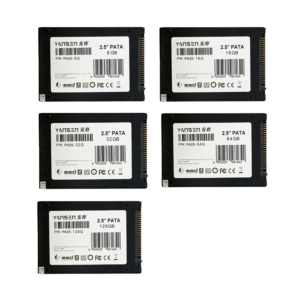 KingSpec SSD PATA(IDE) 2," 2,5 дюймов 256 ГБ 128 Гб 64 ГБ 32 ГБ 16 ГБ 8 Гб MLC цифровой твердотельный накопитель SSD для ПК ноутбука