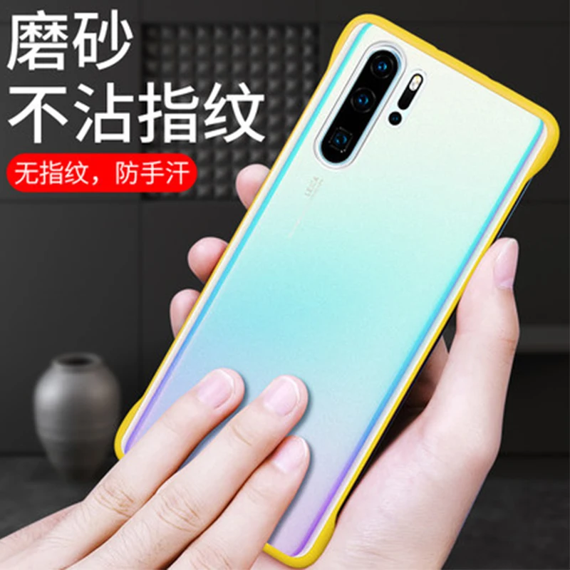 

Matte Transparent Ultra Thin Case for Huawei P30 Fashion Phone Protective Shell Skin for Huawei P30 Pro Cover Free Gift Sling