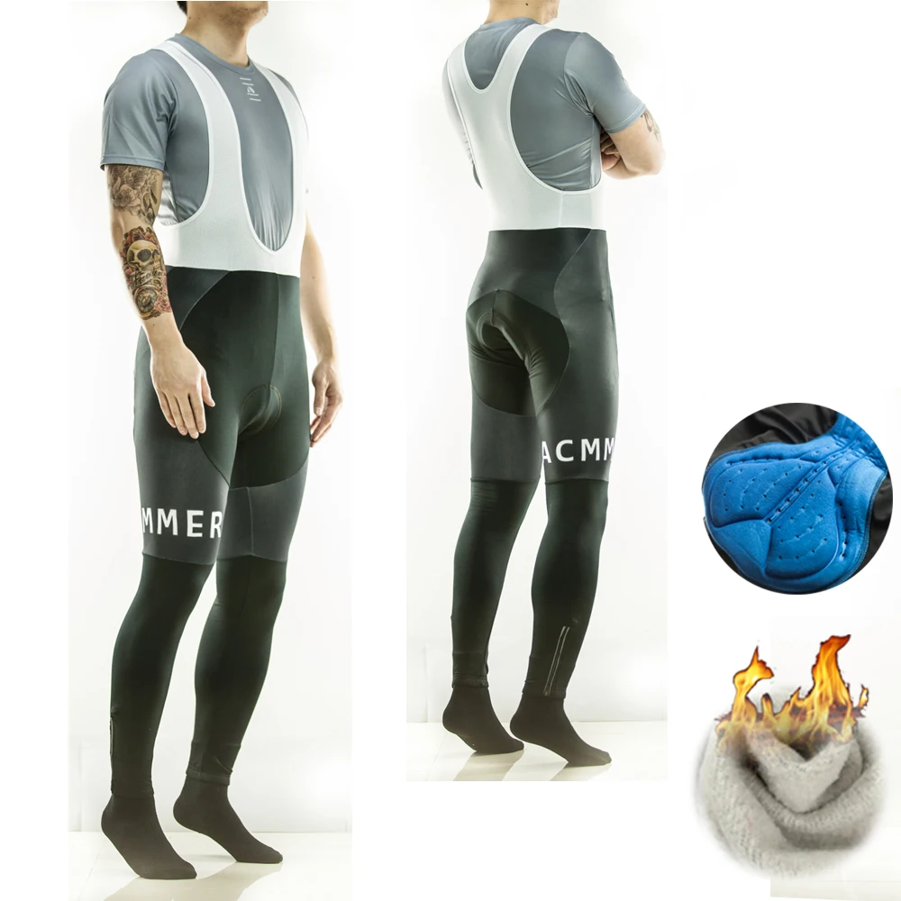 Велосипедные штаны флисовые теплые зимние колготки велосипедные брюки мужские