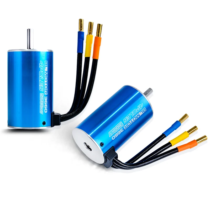 3660 3100KV 2600KV бесщеточный двигатель 80A ESC программатор карта Combo Set для 1/10 RC Car|Детали и