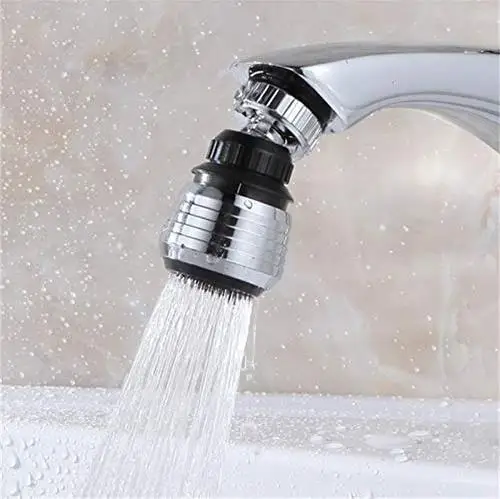 

360 Degree Rotate Sink faucet Aerator with 2 Function Swivel Sprayer for Kitchen Bathroom Faucet Water Saving Tap Nozzle Filter