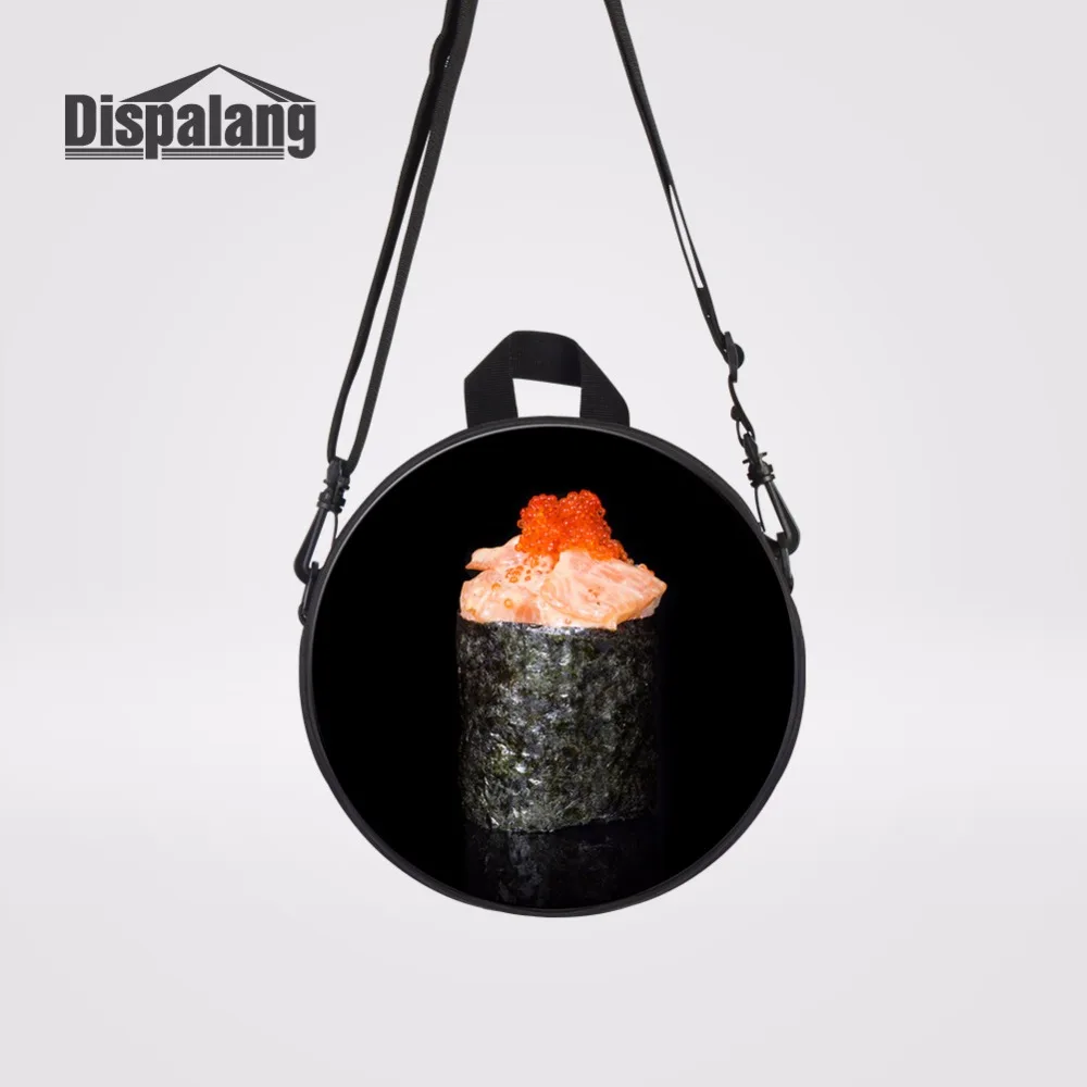 Dispalang Delicious Sushi Prints круглая сумка для детского сада детские школьные рюкзаки