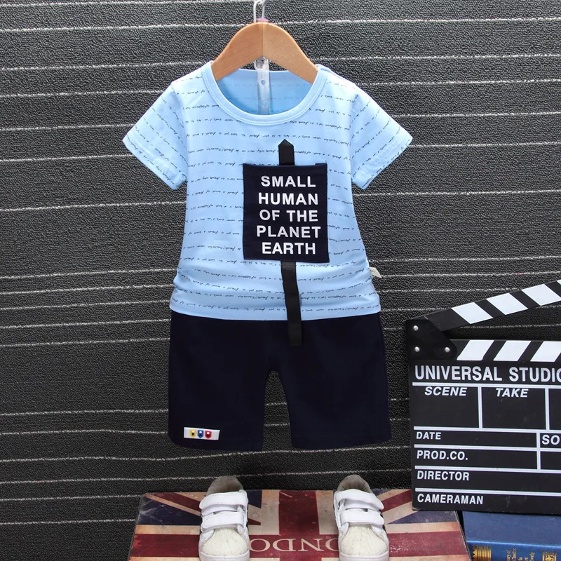 Newest Summer T-shirts Red Children's Sets 0-4 Years Old Baby Two-dimensional Two-piece | Детская одежда и обувь