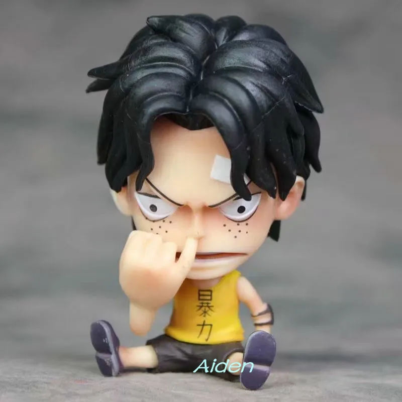 4 &quotАниме одна деталь Portgas D Ace сухой нос Whitebeard Пираты ПВХ фигурку Коллекционная
