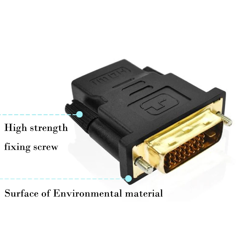 Адаптер Pretty Electronic HDMI DVI 24 + 1 Женский Мужской 1080P HD TV Разъем для мультимедиа Mnitor ПК PS3