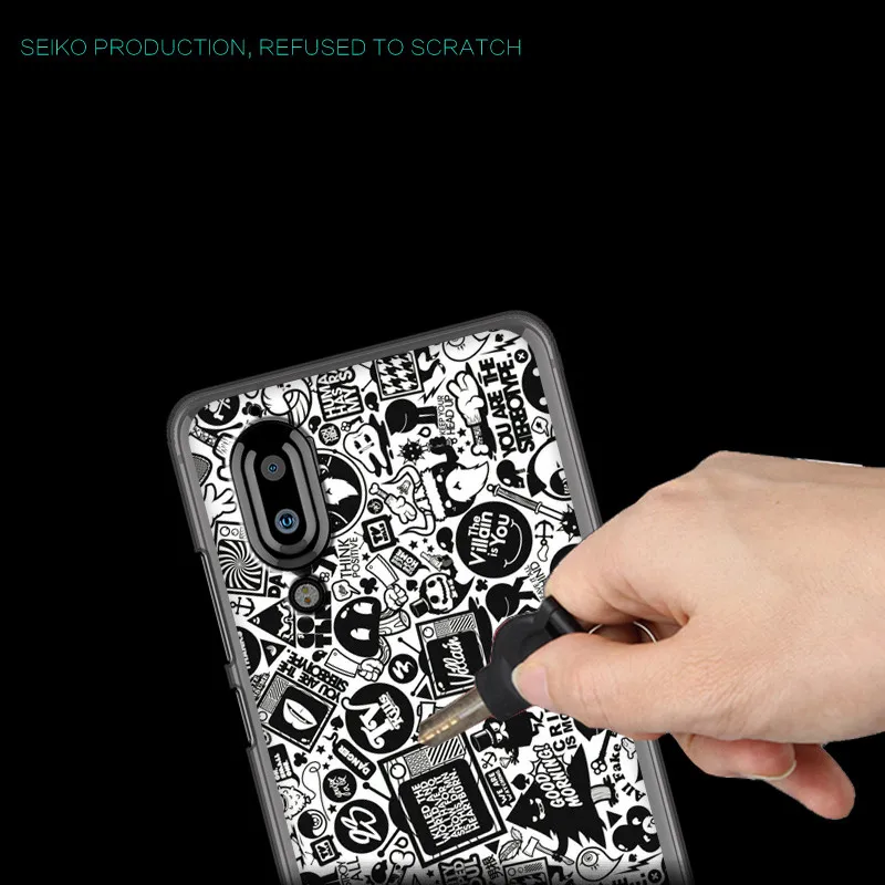 For Sharp Aquos S2 Case Cover 5.5inch Silicone Full Protection Funda Soft TPU Cartoon Painted Capa |