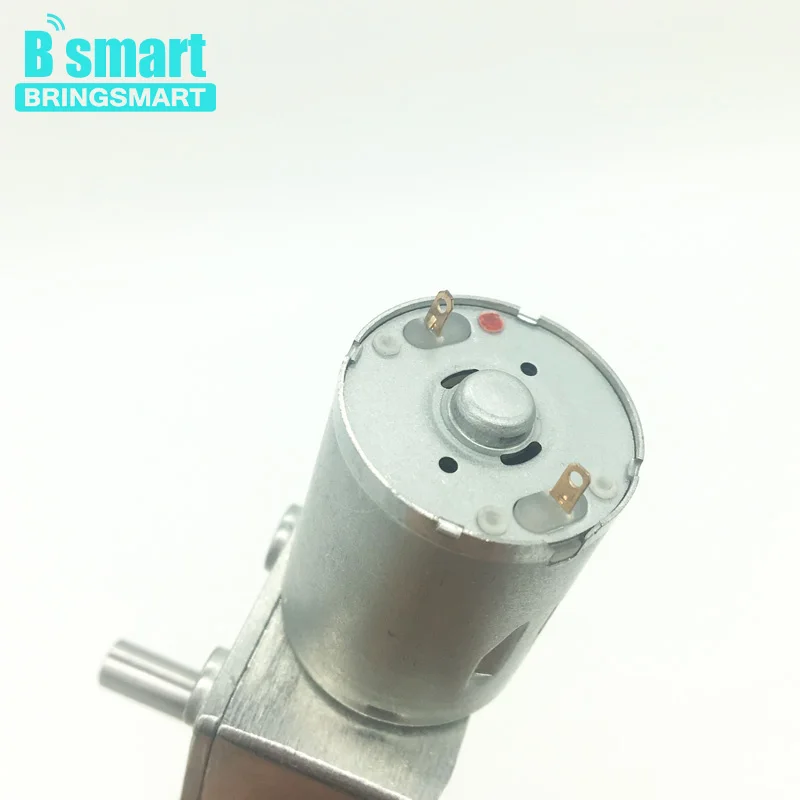 Bringsmart DC 12 В Двигатель 10 об./мин. jgy-370 червь Шестерни Двигатель группы 12 вольт Двигатели для автомобиля кронштейн Скорость Управление Беспроводной Управление лер Питание мотор редуктор электродвигатель