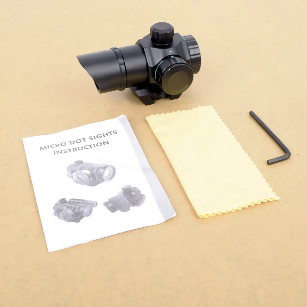 Тактический Harrie 1x22 Мини Red Dot Scope Reflex пистолет оружейный прицел с 21 мм Пикатинни