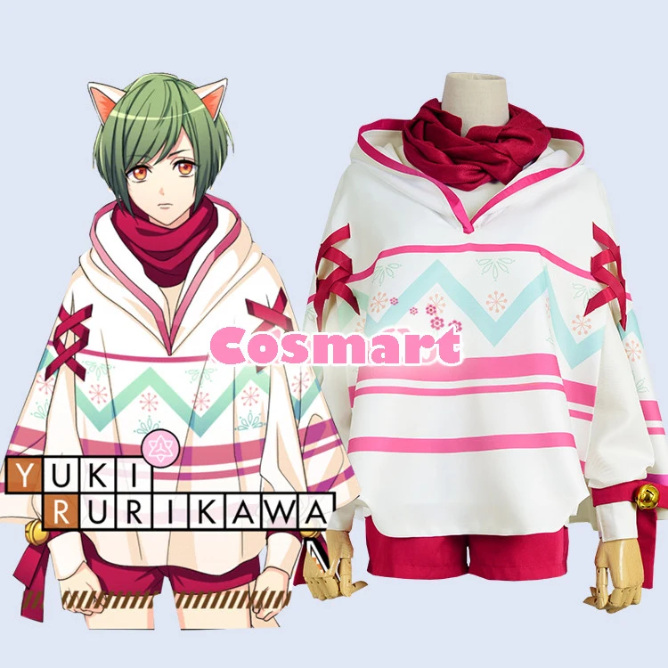 Игра A3! Летняя фигурка команды Rurikawa Yuki рыбные приключения с кошачьими ушками