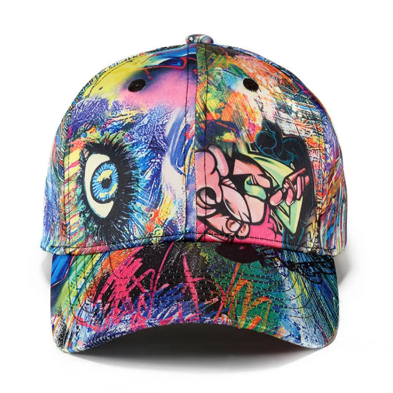 2019 GRAFFITI Baseball Cap for Men Women Hip Hop Hat Rap Singer Dancer Performer Artist Harajuku Casquette | Аксессуары для одежды
