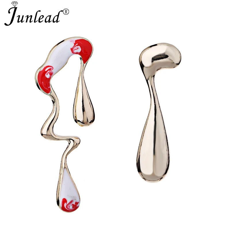 Женские асимметричные серьги Junlead Разноцветные серьги-подвески в стиле бохо