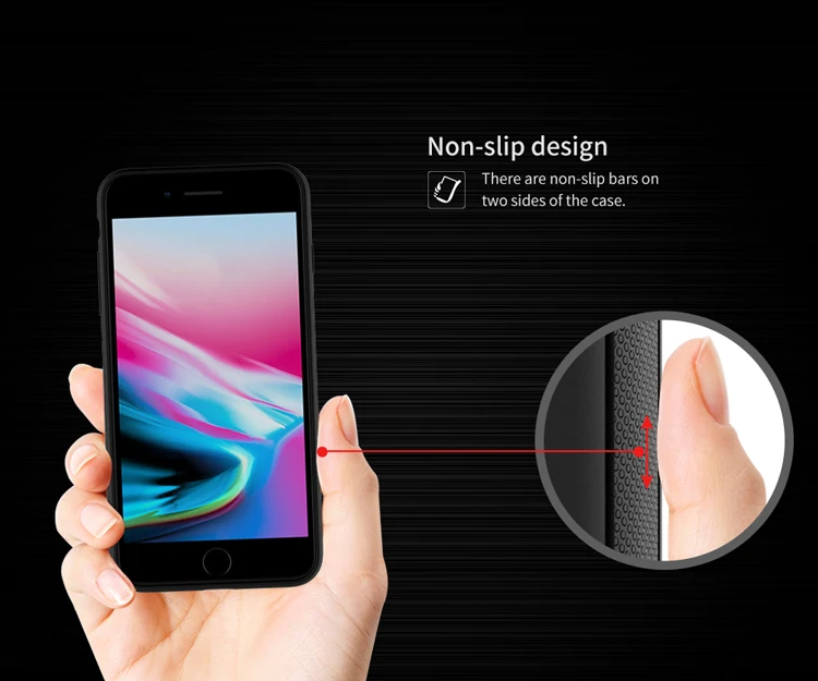 Nillkin чехол для iPhone 8 Plus Магнитная крышка ТПУ матовая текстура Dropproof защитный чехол для смартфона для iPhone 8